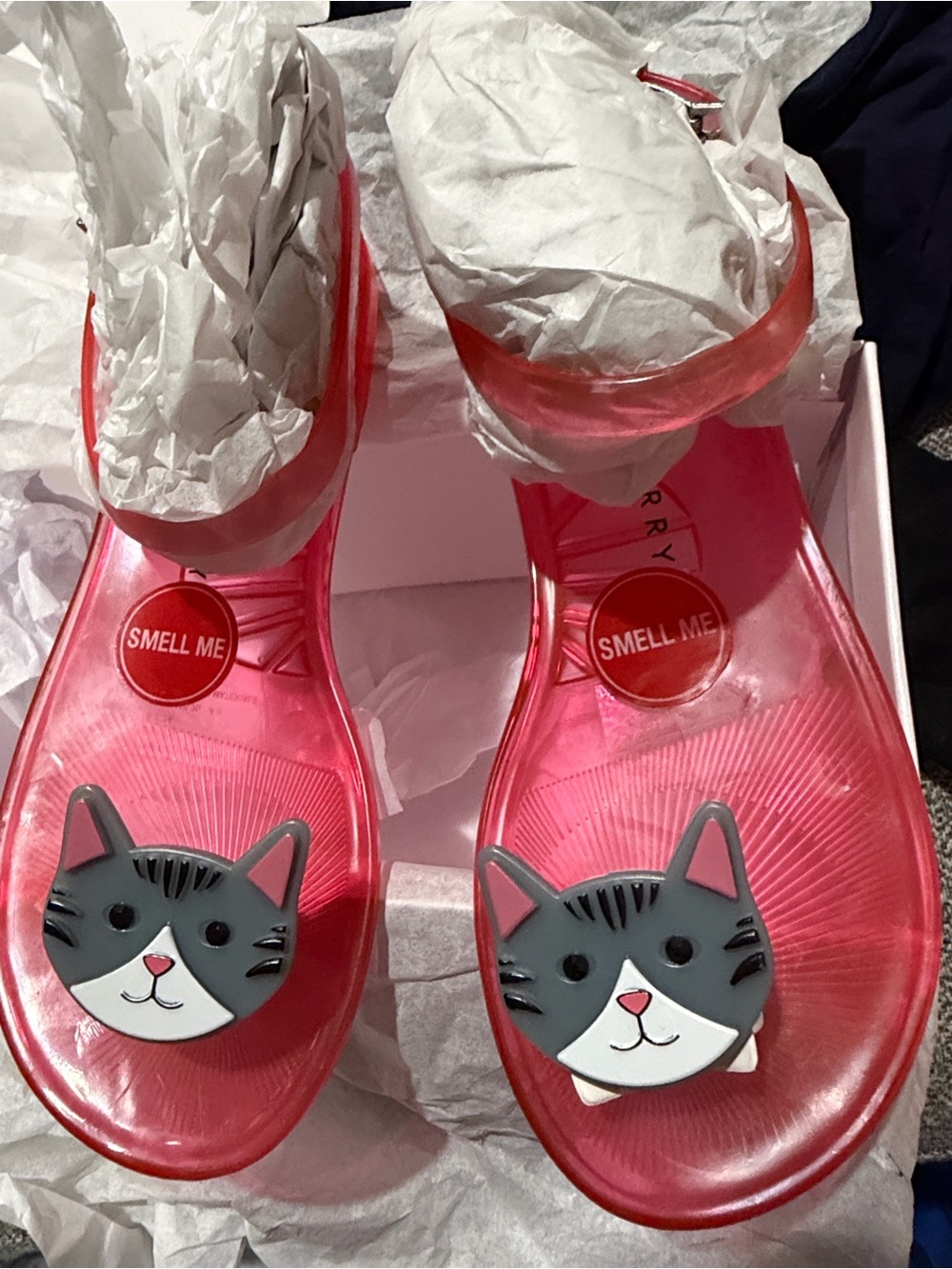 Katy Perry Collections Pink Geli/plastic sandals size 6  women’s